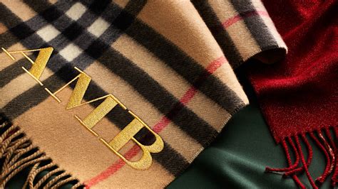 sciarpa burberry iniziali|sciarpe burberry.